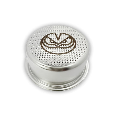 Verybarista IMS Precision detalle centro de orificios Big Bang para extracción más uniforme.