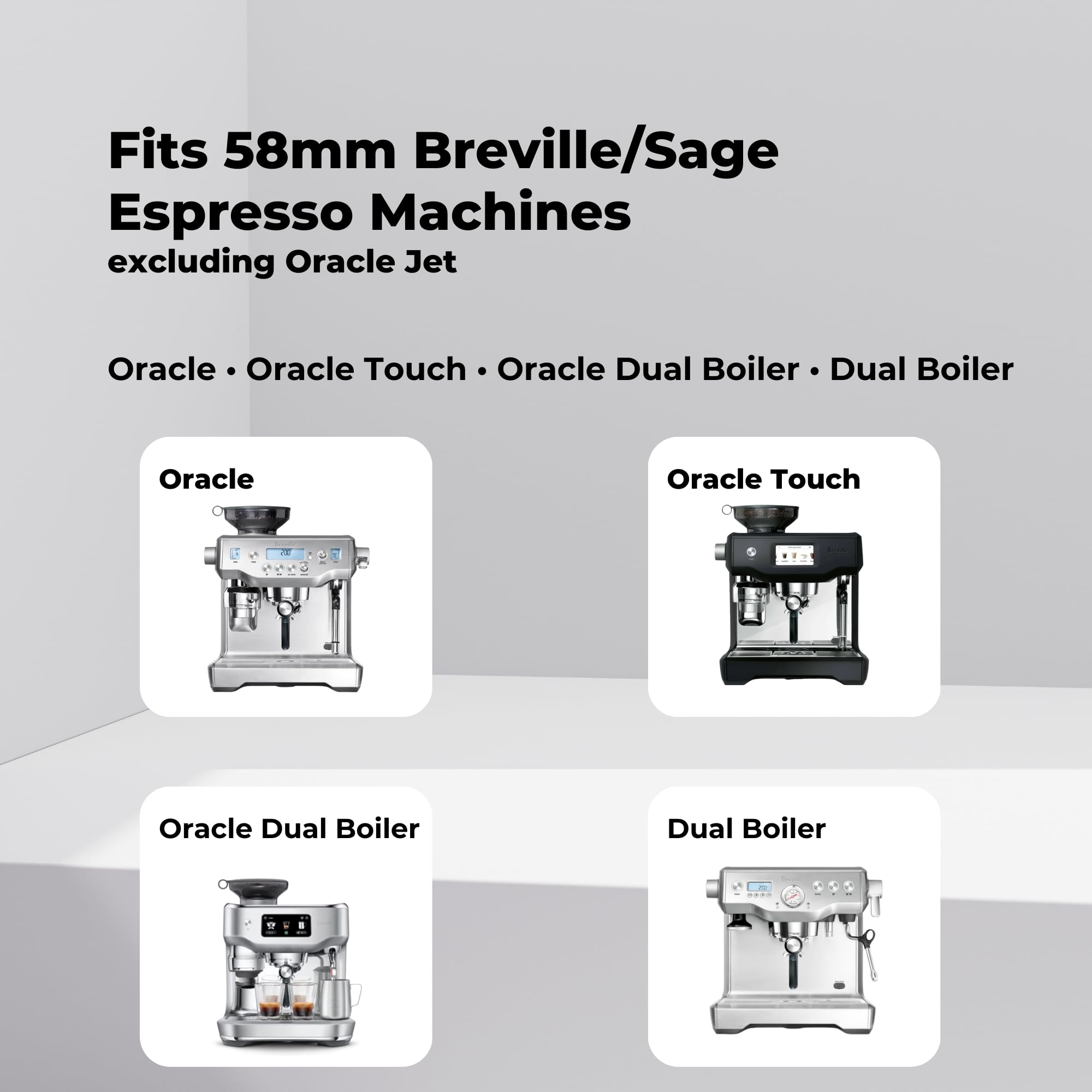 VeryBarista IMS precisión en pantalla de acero inoxidable, distribución más estable.