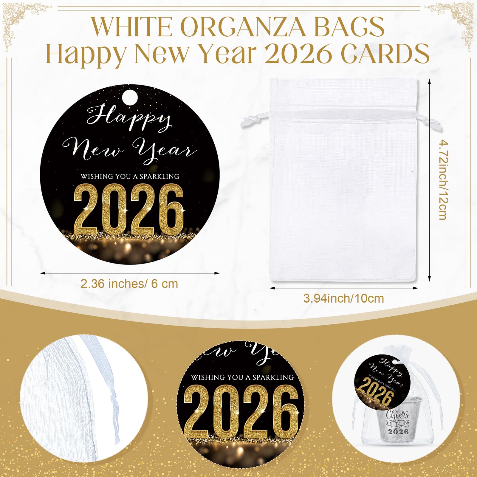 Vesici bolsas de organza suaves para presentar regalos con elegancia.