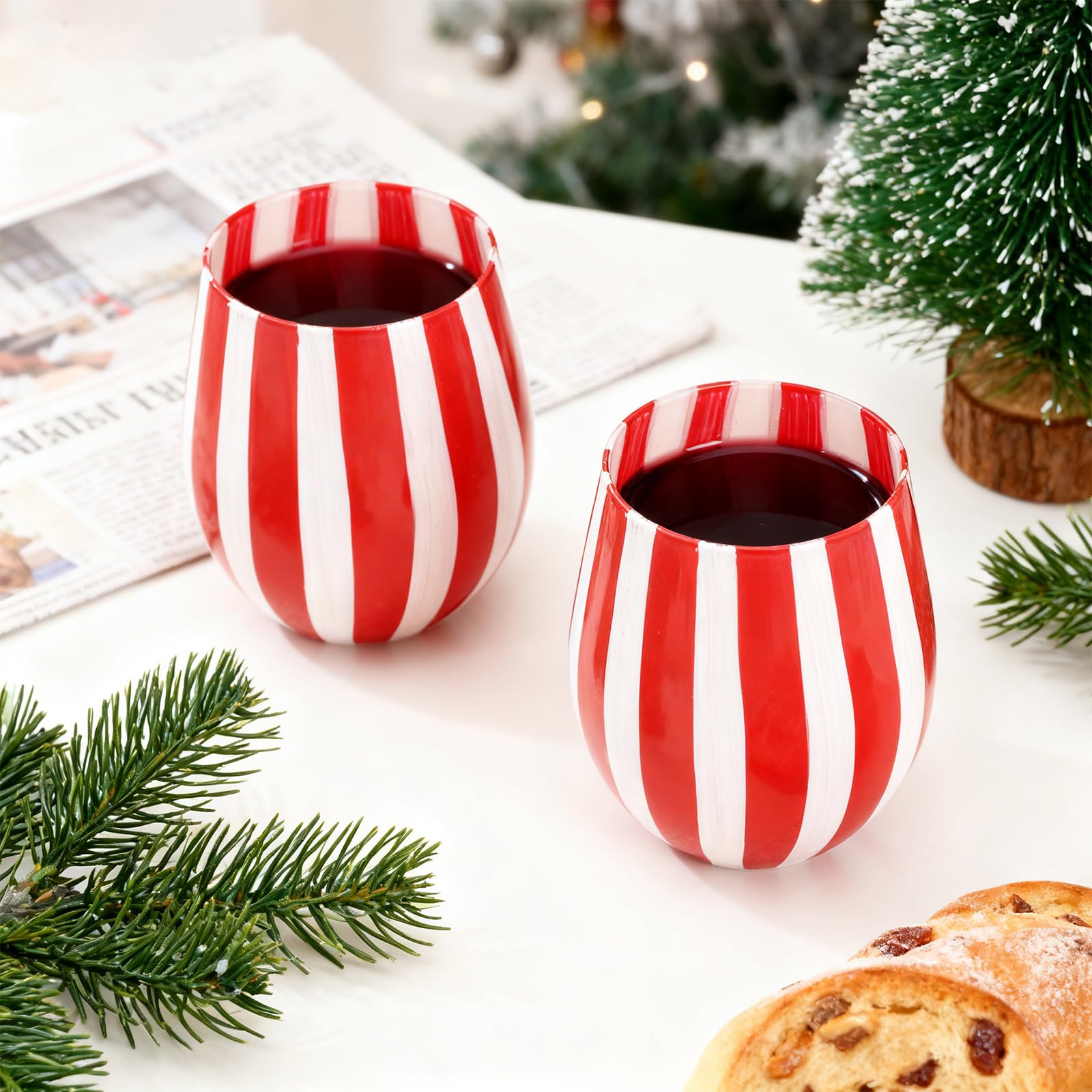 Copa Vesici sin tallo con acabado claro, perfecta para decoración de mesa.