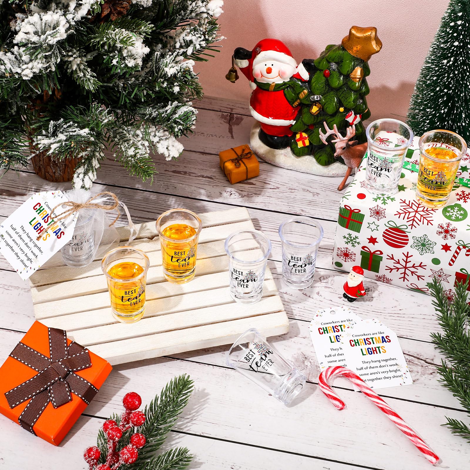 Vesici conjunto Navidad oficina contiene todo para celebrar en equipo