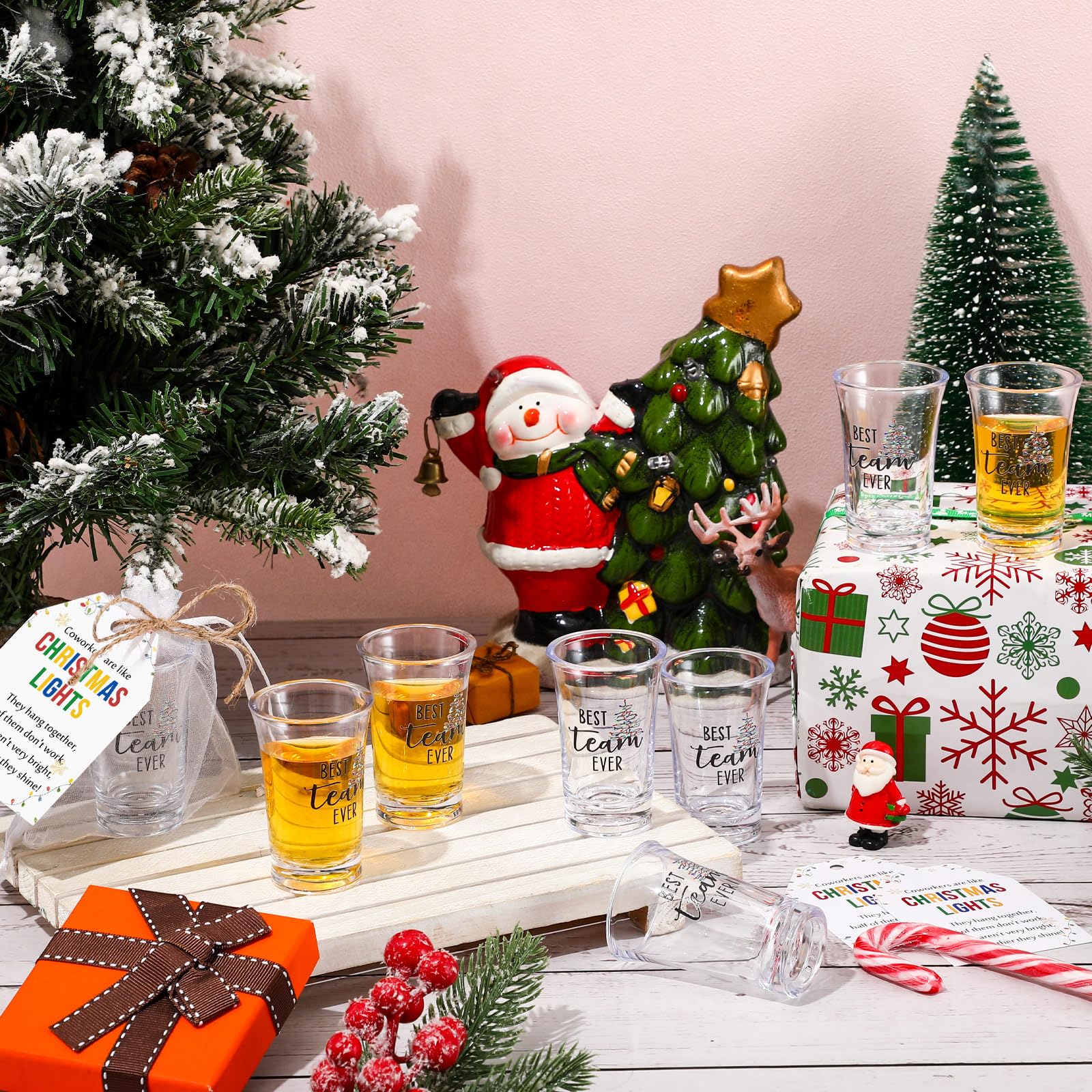 Vesici diseno gracioso companeros luces navidenas añade humor al regalo