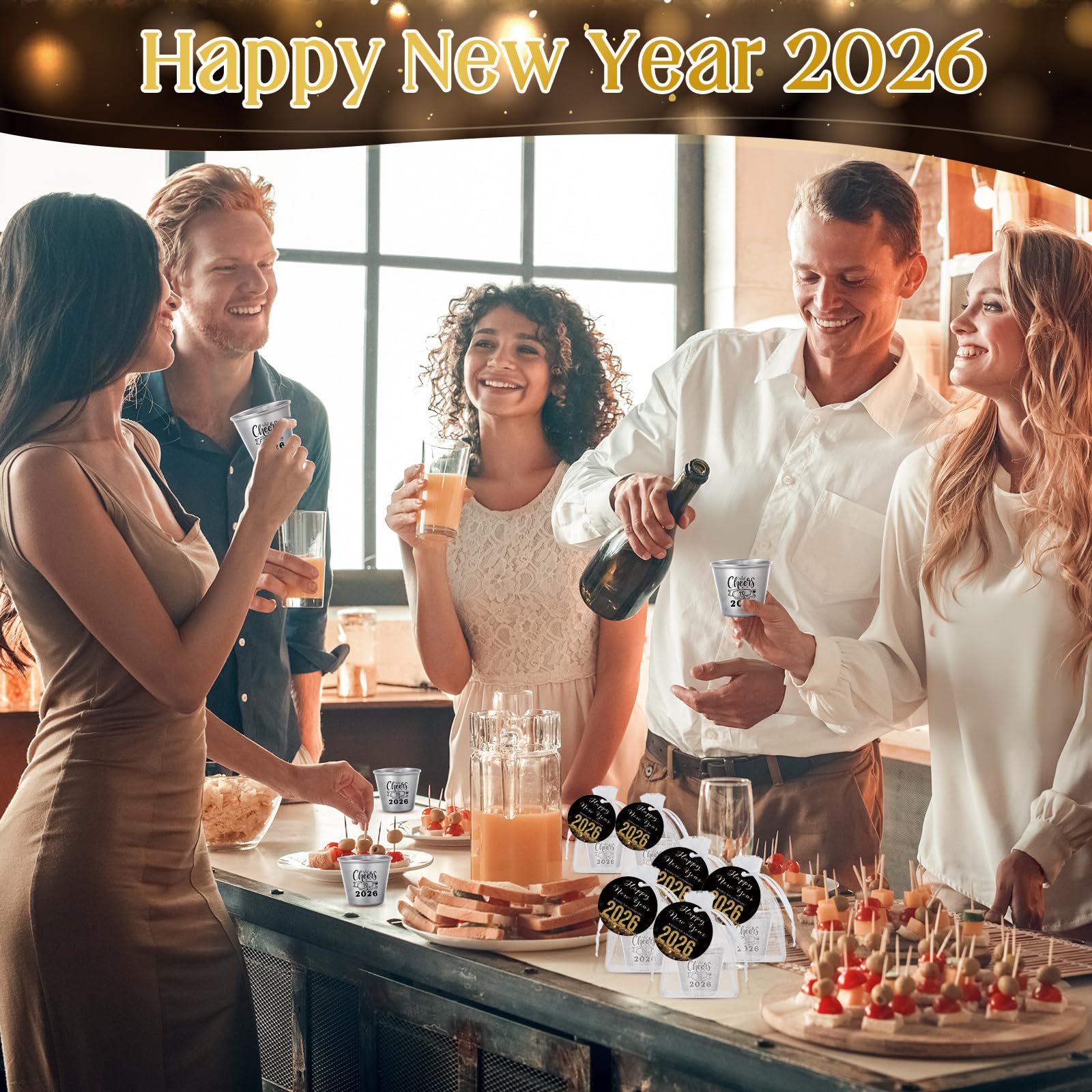 Vesici empaque completo con bolsas y tarjetas para regalo.
