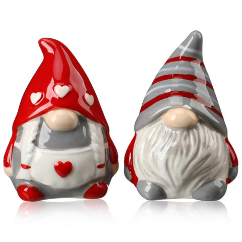 Vesici gnomos cerámicos, detalle gris, ideal para sazonar y encantar.