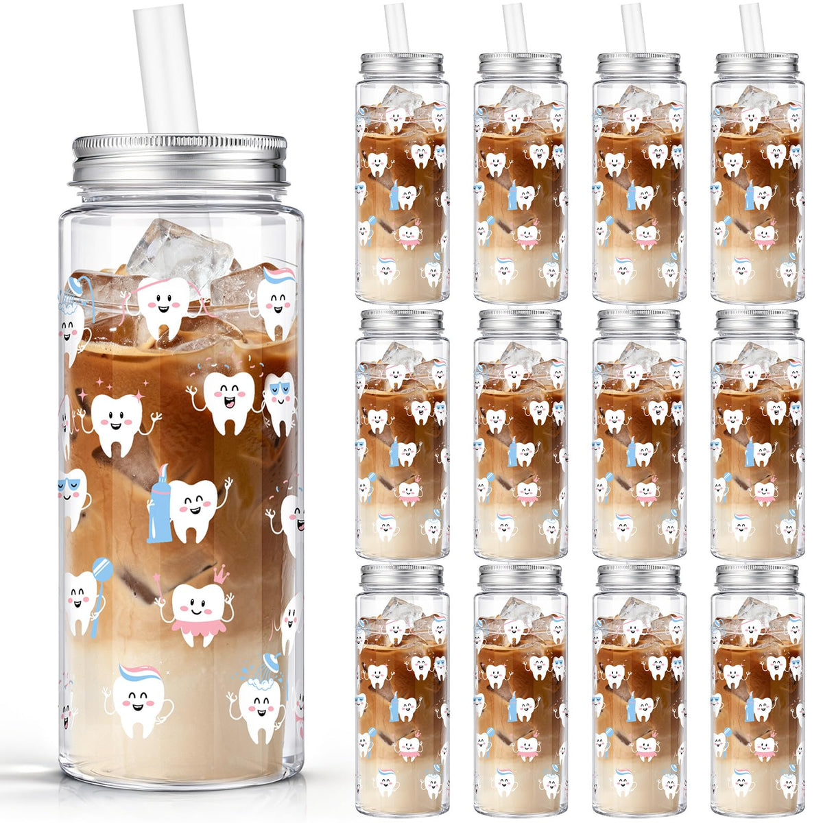 Vesici: taza para dentistas con tapa y pajilla, ideal para bebidas frías