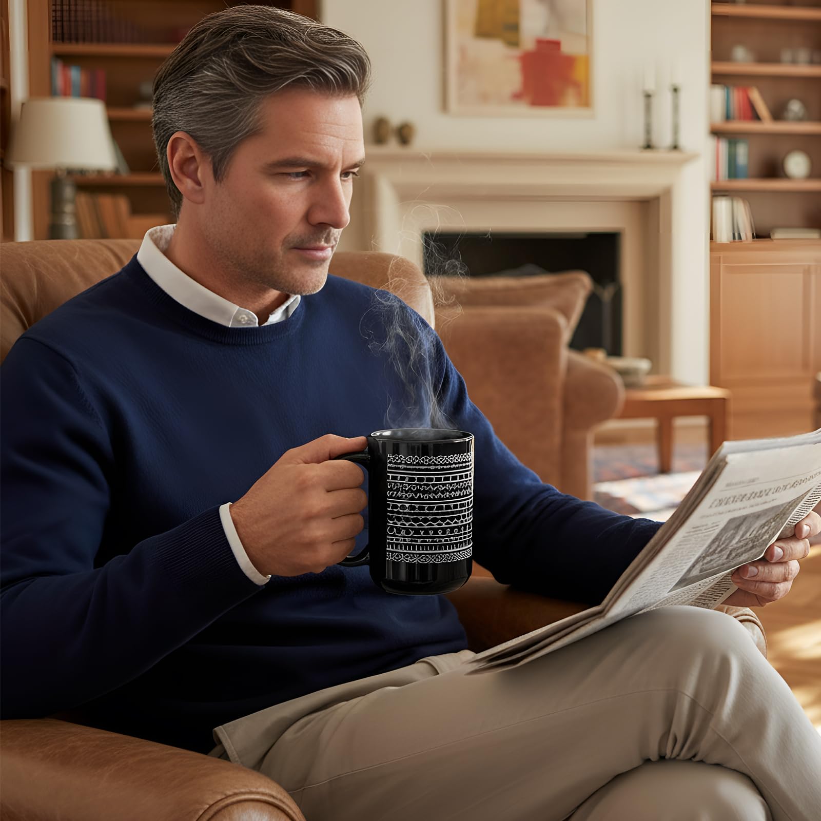 Taza Vesici capacidad 15oz para café té o chocolate