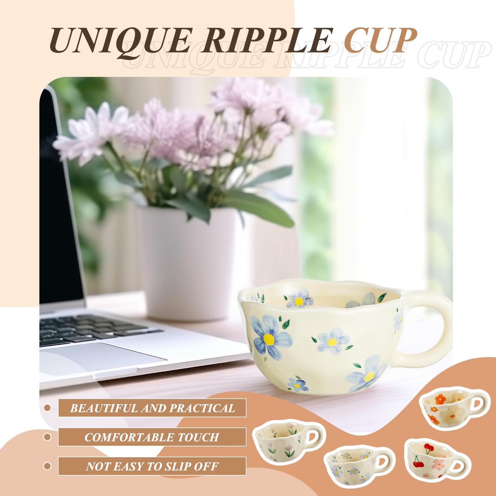 Tazas Vesici diseño irregular, añade estilo a la mesa
