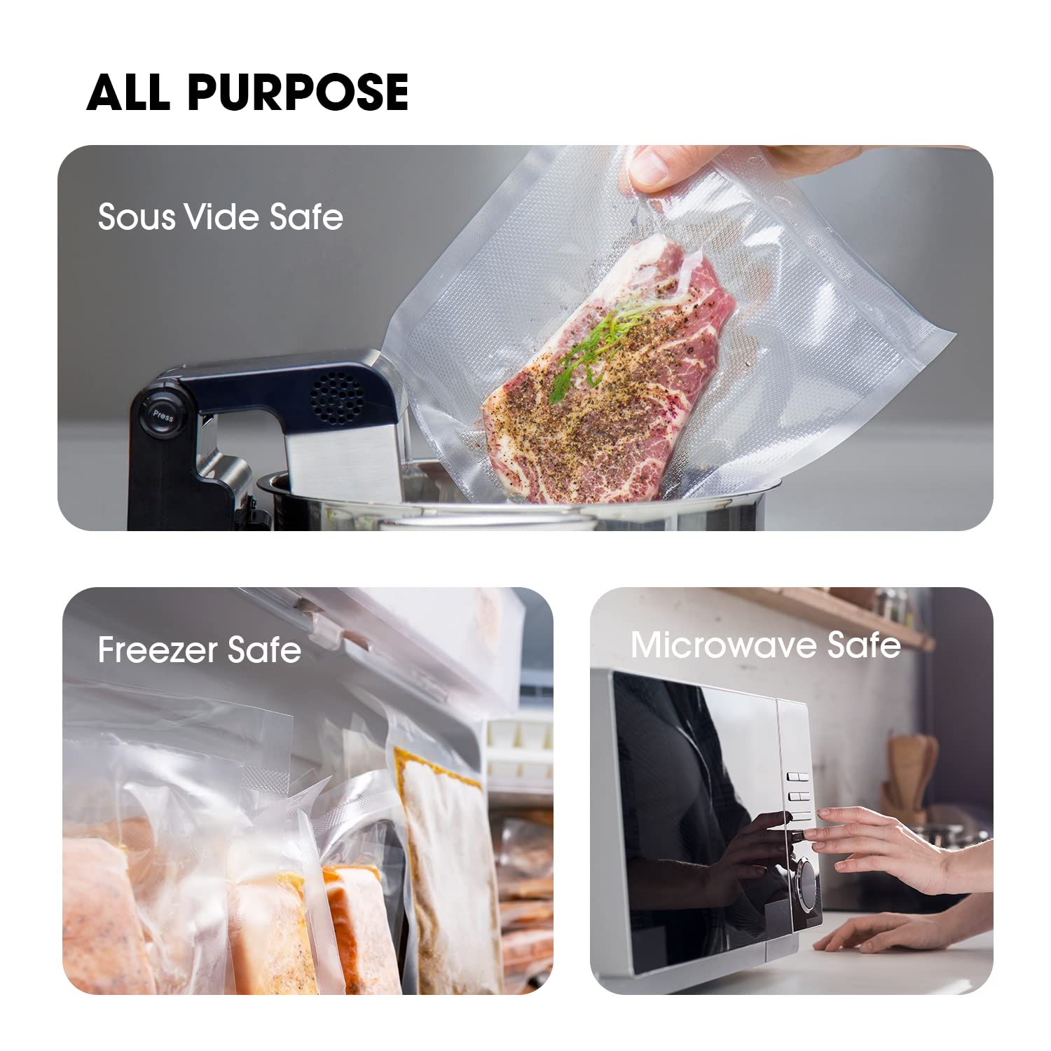 Vesta Precision para sous vide: cocción uniforme con sellado fiable