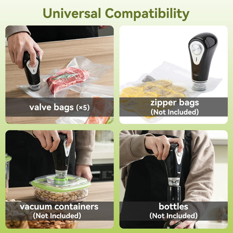 Vesta Precision usos flexibles con bolsas y envases compatibles