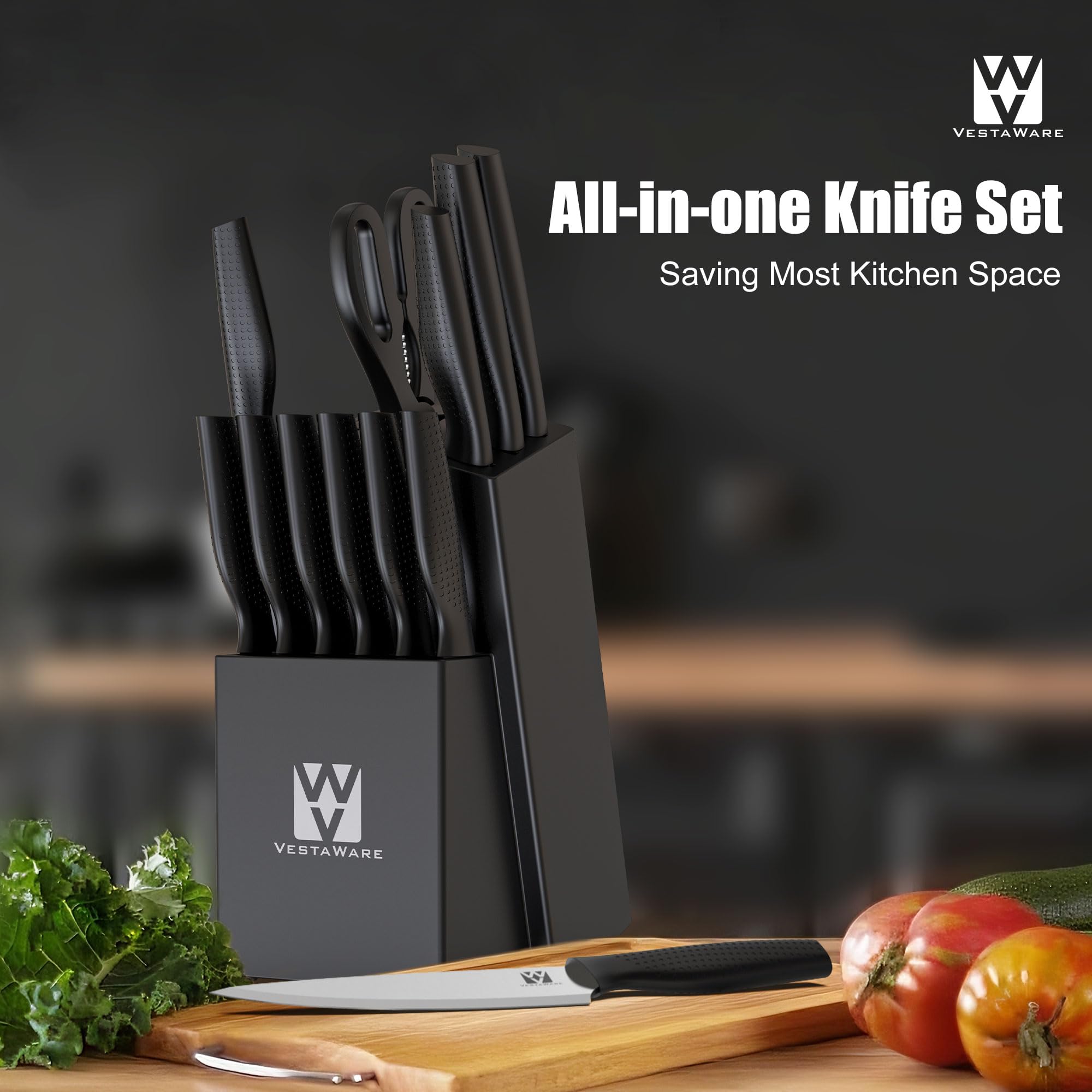 Cuchillo utilidad Vestaware de 5 pulgadas, precisión en tareas rápidas.