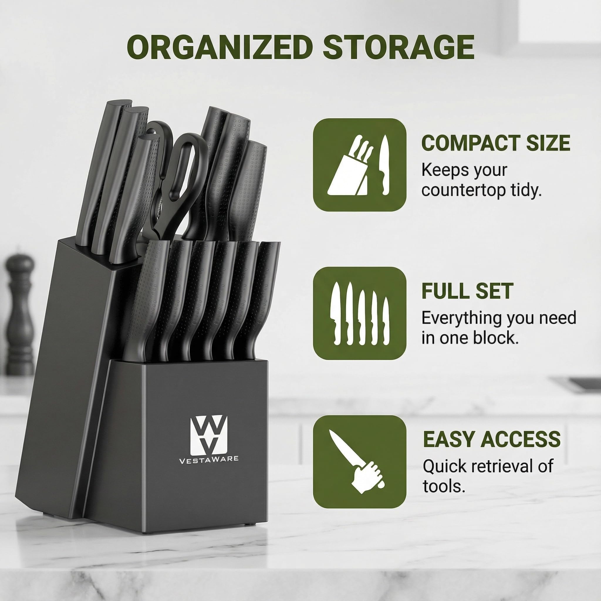 Cuchillo utilidad Vestaware 5 pulgadas para tareas diarias