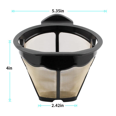 Filtro cono Veterger para Ninja CM305, mejora sabor sin papel.