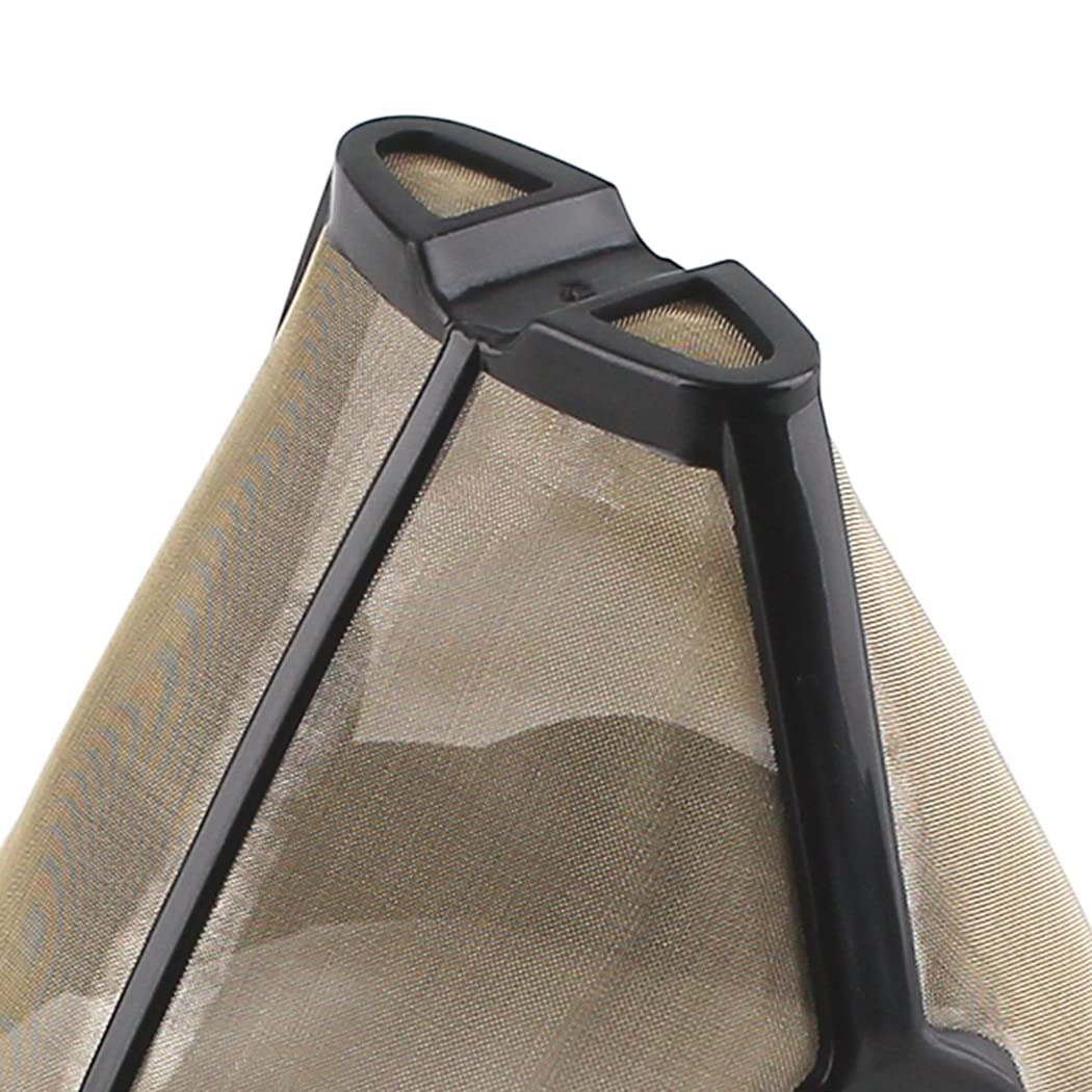Filtro cono reutilizable de Veterger para CM360 y CM401, reduce residuos.