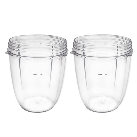Veterger nutribullet original 18oz tazas: repuestos de plástico alimentario para batidos suaves.