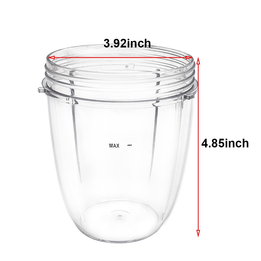 Veterger nutribullet pro 18oz tazas: compatibilidad fiable para licuadoras potentes.