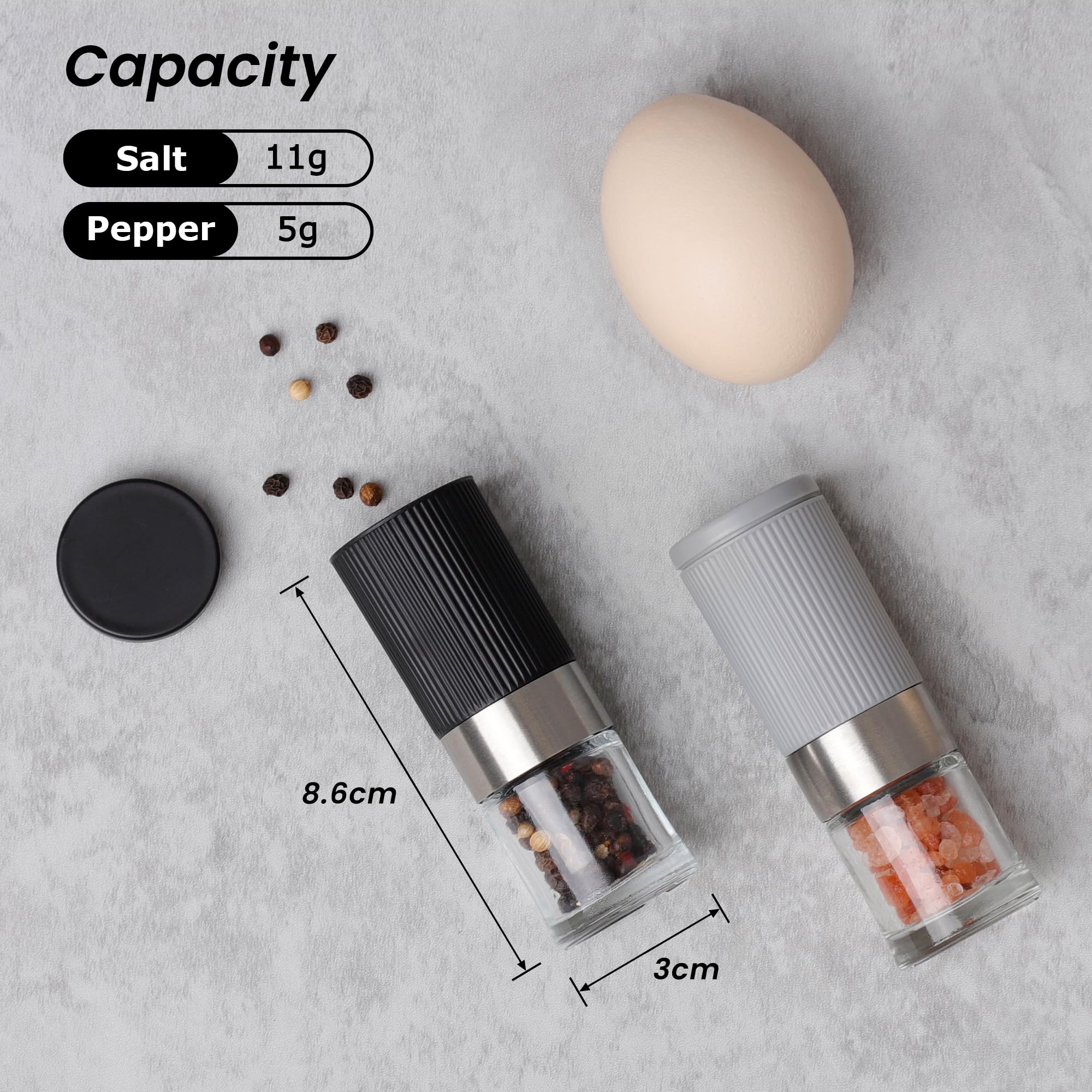 VEVOK CHEF molino mini portátil ideal para cocinar en casa y en exteriores.