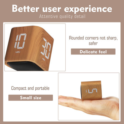 VEWINGL Cubo Temporizador: 30 minutos para tareas prolongadas y enfocadas.