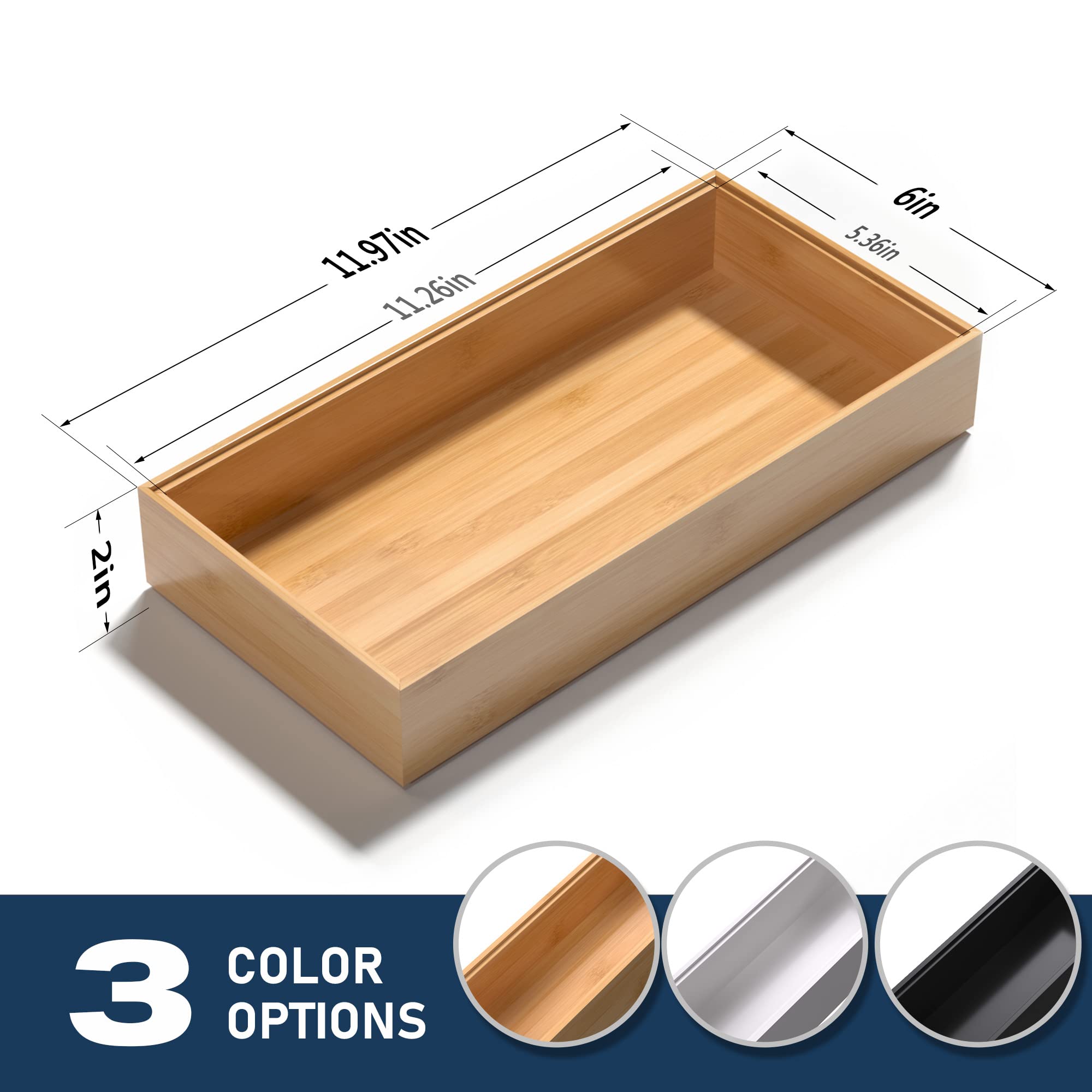 Organizador de cocina VeyFey en bambú, diseño ordenado