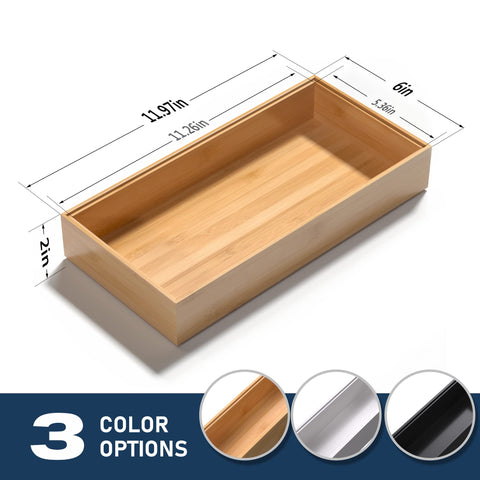 Organizador de cocina VeyFey en bambú, diseño ordenado