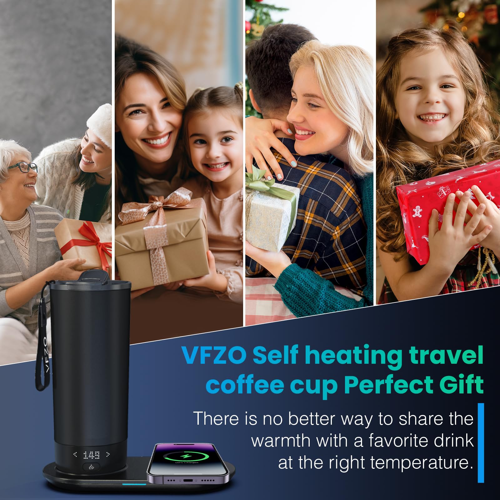VFZO Regalo ideal para amantes de café que viajan y trabajan fuera.