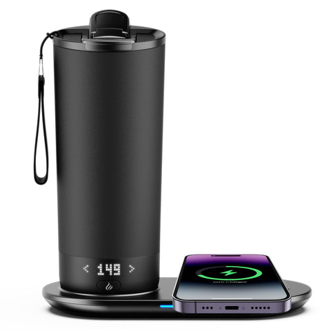 VFZO Taza de Viaje con control de temperatura para mantener bebidas calientes en viajes.