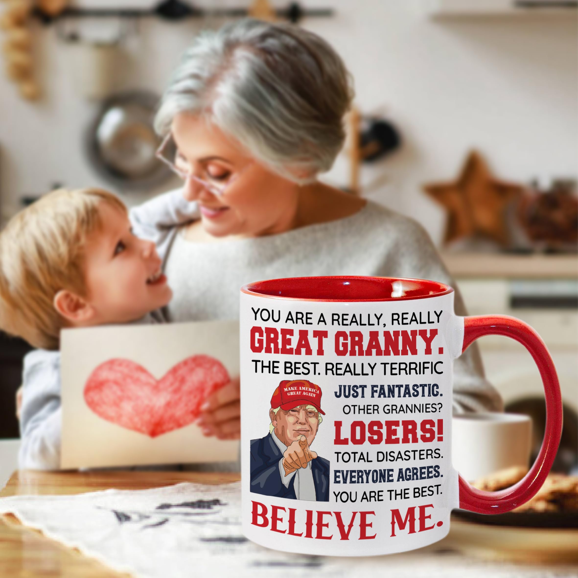 Viberty taza cerámica abuela regalo Día de la Madre