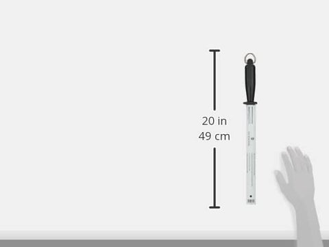 Victorinox afilador negro-plata, detalle de acabado, ideal para uso diario en la cocina.