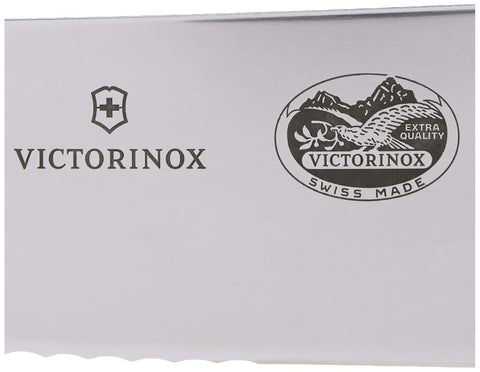Corte preciso de pan y rellenos con filo ondulado y liso Victorinox