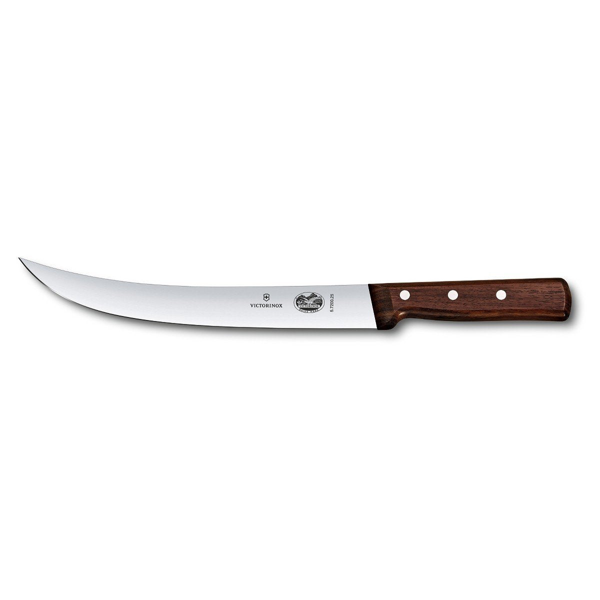Victorinox cuchillo curvo con mango de palisandro, ideal para deshuesar y corte diario.