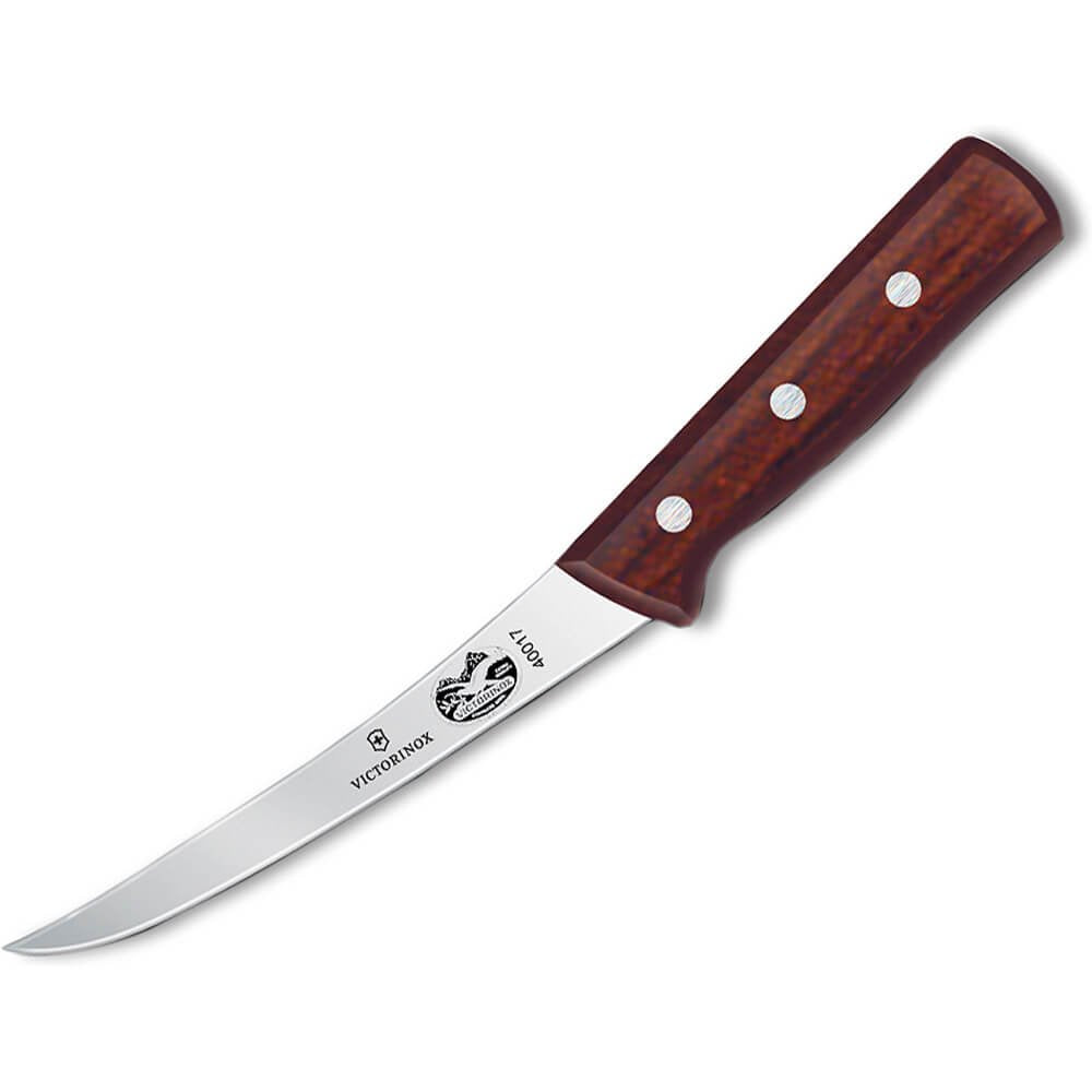 Cuchillo deshuesador Victorinox de 6 pulgadas con hoja curva para deshuesar y cortar cerca del hueso