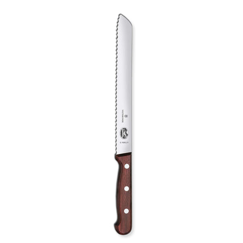 Victorinox cuchillo pan ondulado con mango de madera para cortes precisos