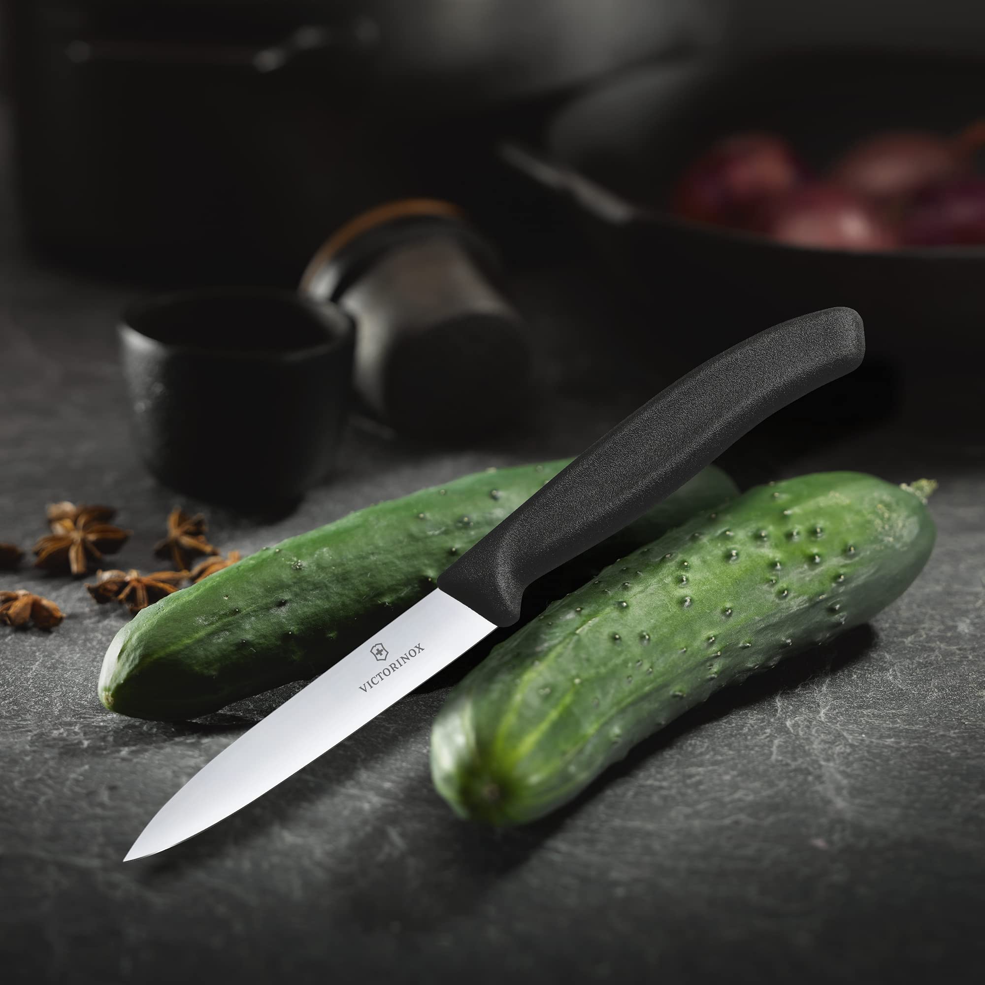 Victorinox Cuchillo Verduras SwissClassic, uso diario para pelar y trocear.