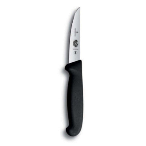 Victorinox Deshuesar Cuchillo 4 pulgadas conejo con mango Fibrox negro, precisión para deshuesar carne.