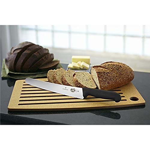 Victorinox Fibrox uso diario en la cocina para cortar pan y otros alimentos