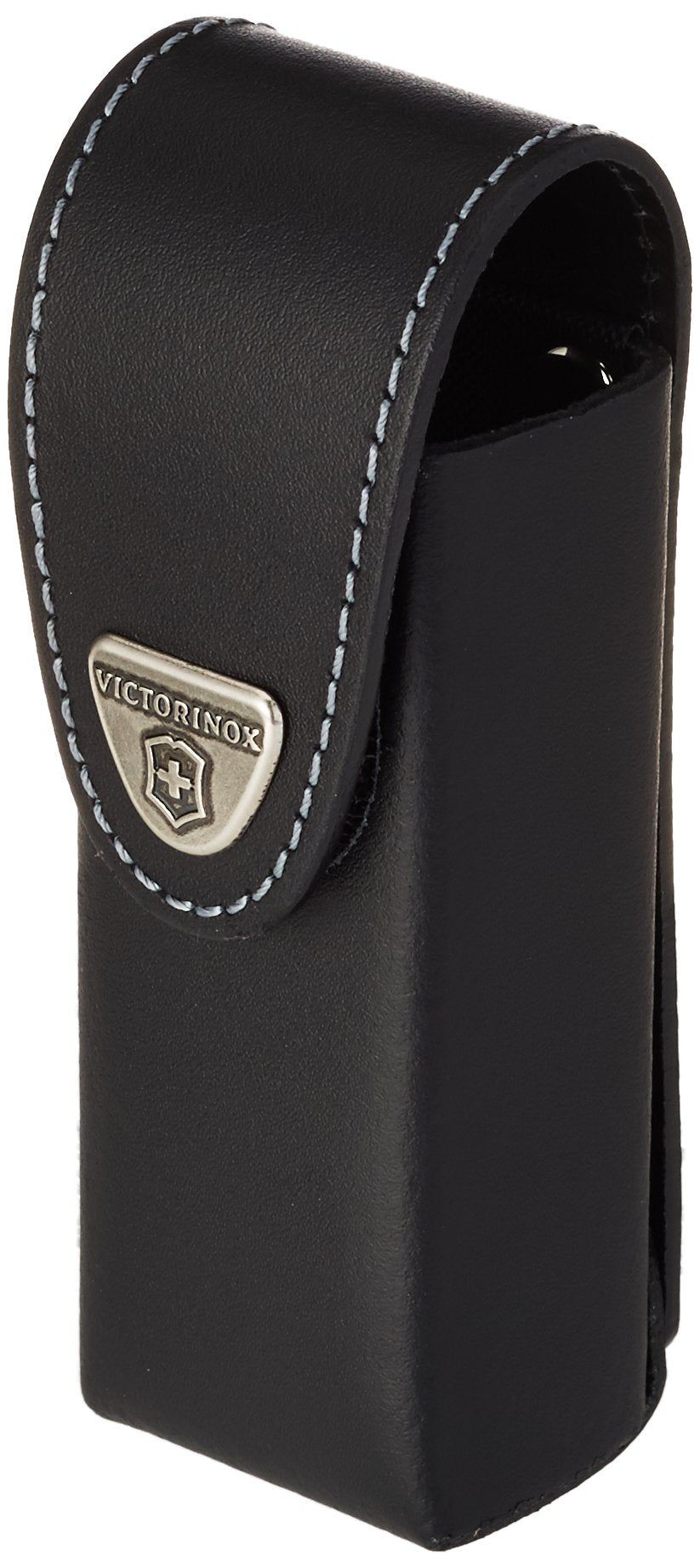 Funda Victorinox para cinturón, diseño clásico en cuero, ideal para transporte diario.