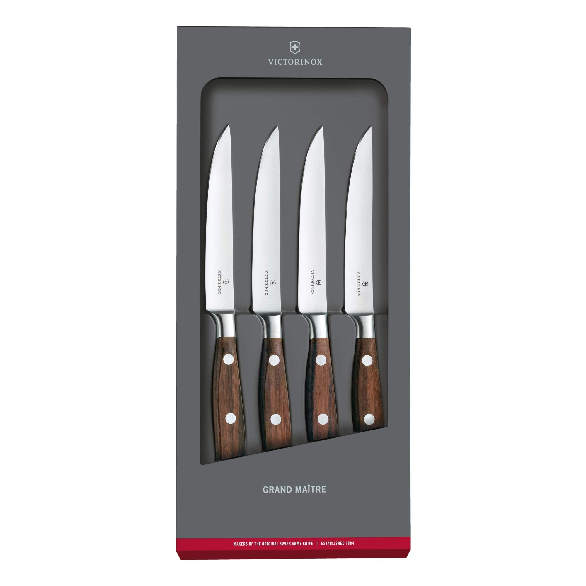 Afilado cónico y temple en hielo para filo estable de Victorinox Grand Maître.