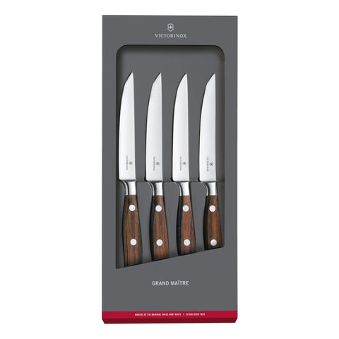 Afilado cónico y temple en hielo para filo estable de Victorinox Grand Maître.