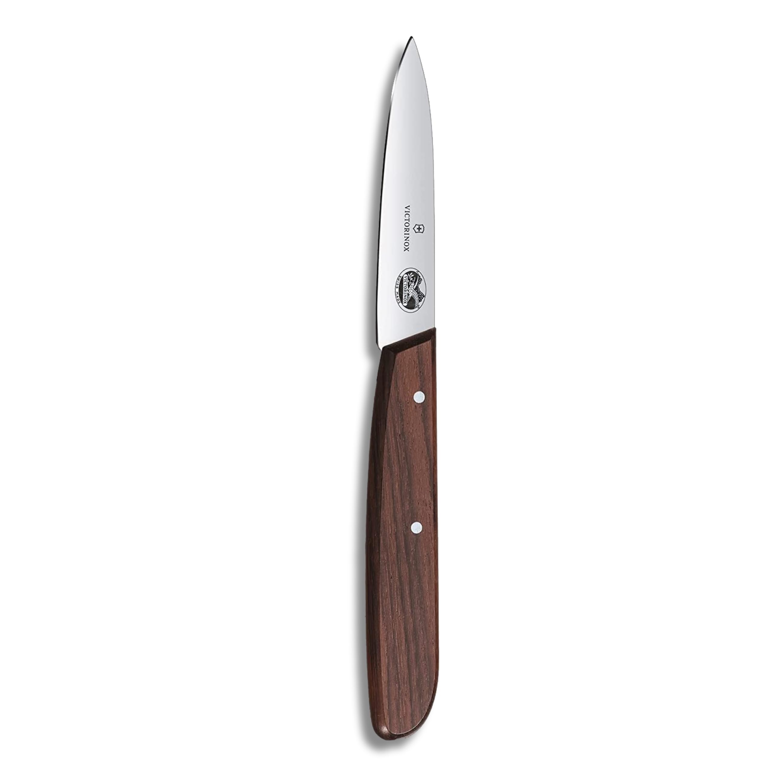 Victorinox Palisandro detalle del pelador de 3,25 pulgadas para pelar y cortar con precisión.