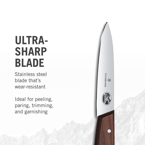 Victorinox Palisandro empuñadura ergonómica para un agarre cómodo ante tareas finas.