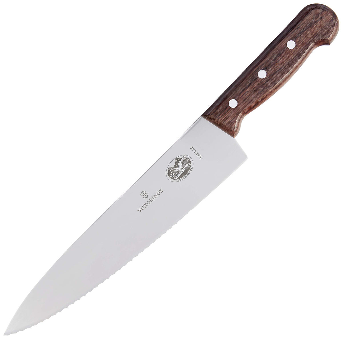 Cuchillo sándwich Victorinox 25 cm con filo mixto para pan crujiente