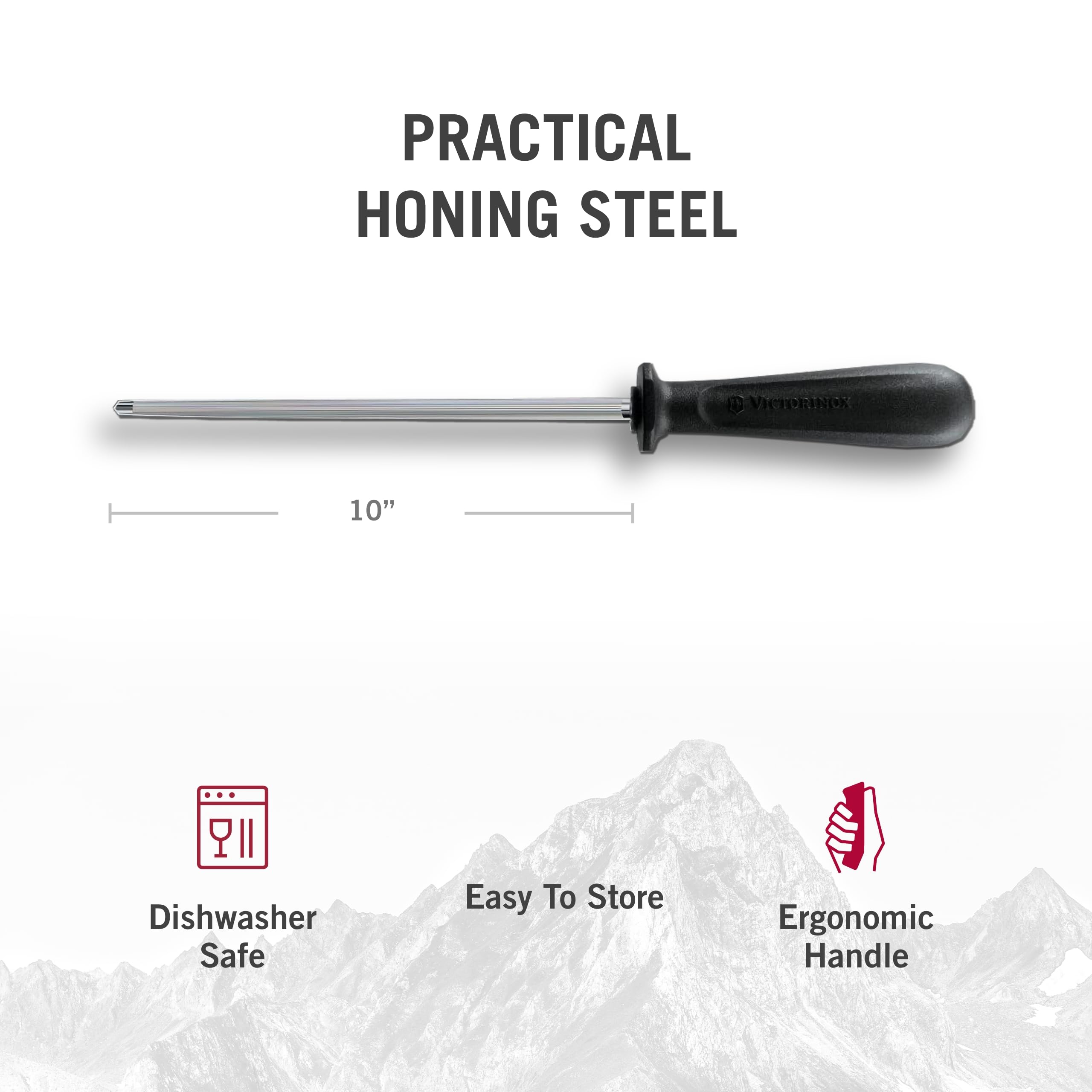 Longitud de 10 pulgadas de Victorinox Fibrox para cuchillos grandes