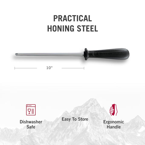 Longitud de 10 pulgadas de Victorinox Fibrox para cuchillos grandes