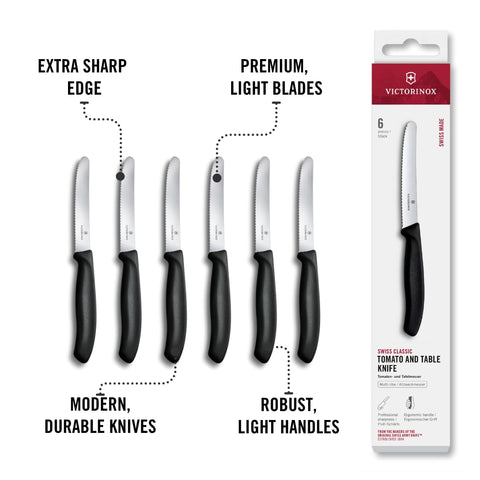 Apto para lavavajillas Victorinox, facilita limpieza tras la comida