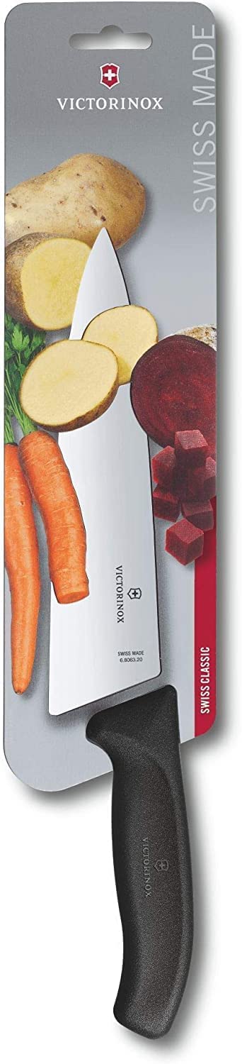 Victorinox Swiss Classic Cuchillo Chef 8 pulgadas diseño equilibrado para control estable