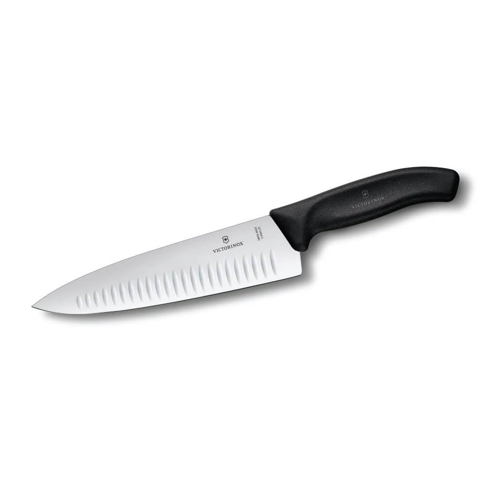 Victorinox Swiss Classic cuchillo chef de 8 pulgadas con Granton para cortes precisos