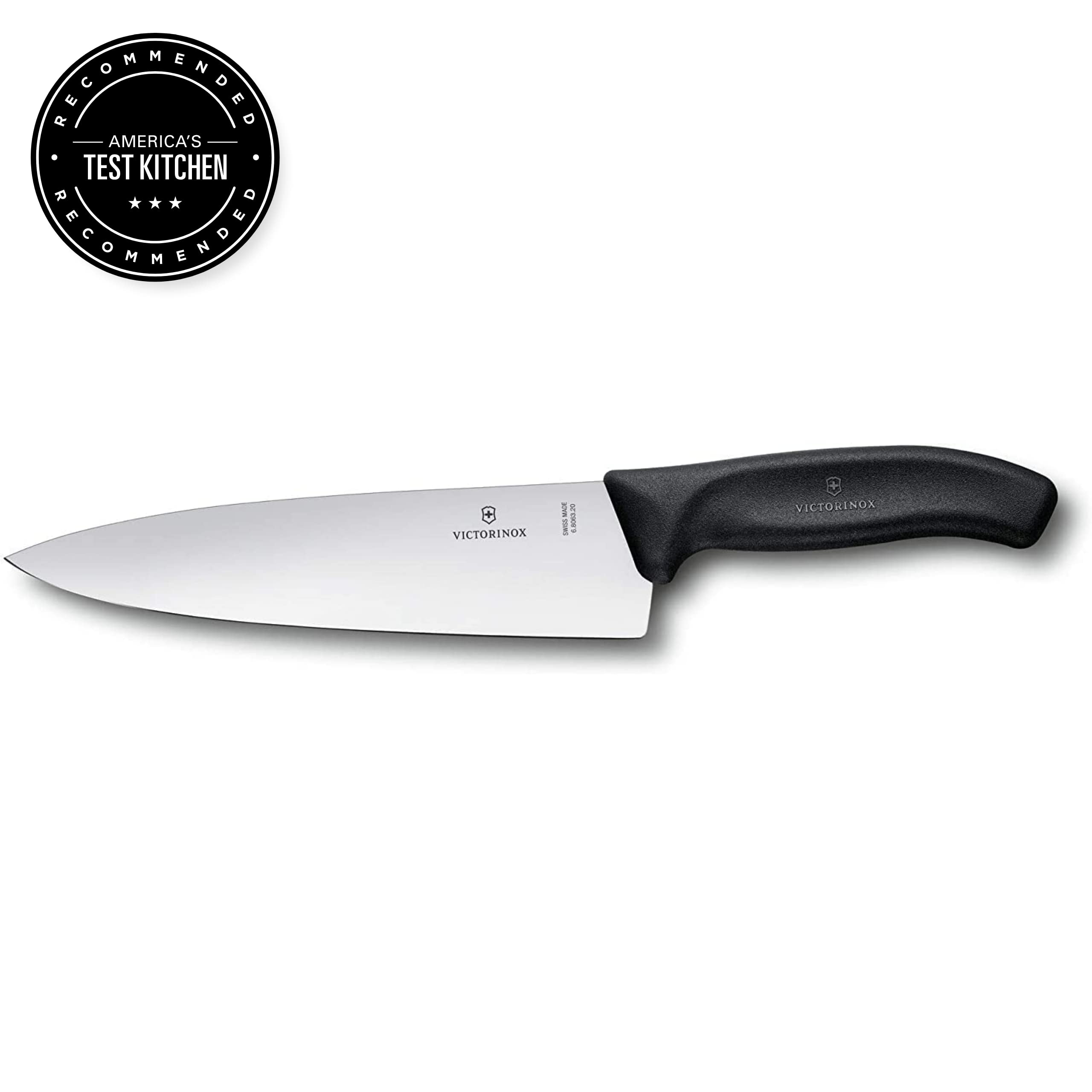 Victorinox Swiss Classic Cuchillo Chef 8 pulgadas mango negro ergonómico para mayor comodidad