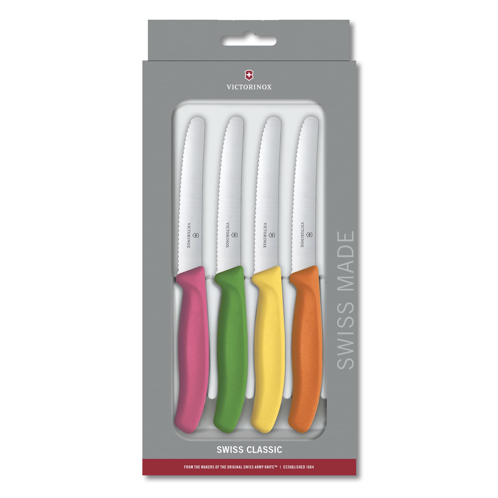 Victorinox Swiss Classic cuchillo pelar 4 piezas para pelado preciso y seguro.