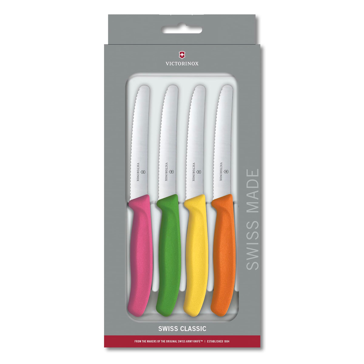 Victorinox Swiss Classic cuchillo pelar 4 piezas para pelado preciso y seguro.