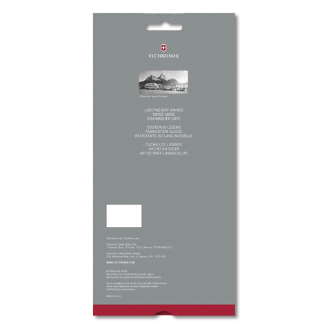 Victorinox Swiss Classic mango ergonómico Fibrox Pro ofrece agarre firme incluso con manos mojadas.