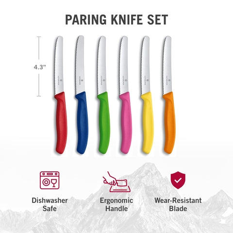 Victorinox Swiss Classic diseño contemporáneo con mango texturizado y equilibrio.